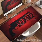 PC-lisaseadmed HD Red Dead Redemption 2 M&auml;nguklaviatuur Hiirematt XXL M&auml;nguri Lauamatt Anime Hiirematt Esport ArvutiLisatarvikud 40cm by 90cm