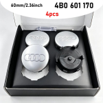 Auto ujuvratta keskmine kate rummukate 4 tk 60mm 61mm 68mm 69mm m&auml;rk Audi B5 B6 B8 A3 8P 8V 8L A5 A6 C6 C7 A1 A7 A8 Q A4 S4 jaoks Audi gray