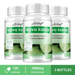 Airboy - Kava Kava 1000mg Toidulisandi Kapslid - Meeleolu Tervis 120*3