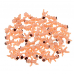 50 tk Mini vasts&uuml;ndinu nuku m&auml;nguasi du&scaron;&scaron; Decor peokoti t&auml;iteaine roosa 2.5 x 1.7 x 0.8cm