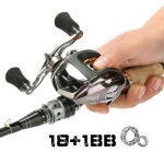 Baitcasting p&uuml;&uuml;girull 18+1BB 6,3:1 sujuv t&otilde;mbej&otilde;ud 8 kg vasakul paremal Baitcaster rullil Bassip&uuml;&uuml;k Left Hand