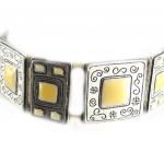 Les Tr&eacute;sors De Lily [E6656] - Bracelet Cr&eacute;ateur 'Anamaya' Blanc h&otilde;be