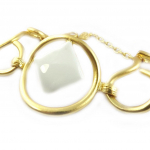 Dolce Vita [F9478] - Bracelet Cr&eacute;ateur 'Isis' blanc dor&eacute; valge