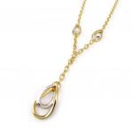 Altesse [K4716] &ndash; 2-tooniline koreograafia kullatud kaelakee kuld