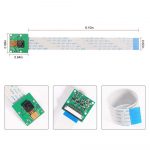 Aokin Raspberry Pi kaameramoodul 5MP 1080p OV5647 sensoriga video veebikaamera Raspberry Pi mudeli A/B jaoks One Size