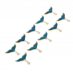 10x emailitud saba amuletid ripatsid DIY k&auml;ev&otilde;ru kaelakee k&auml;sit&ouml;&ouml; h&otilde;betatud Silver Plated