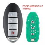 315Mhz 3 nupuga puldiga autov&otilde;ti KBRASTU15 Sobib 2003 2004 2005 2006 2007 Nissan Murano jaoks 4 Buttons