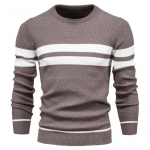 Kasuta kaelkirjakut kevad-s&uuml;gis vabaaja kampsun meeste pullover kampsun &otilde;huke meeste kampsun mood trend Lihtne meeste kampsun pikkade varrukatega soe XXL kohv