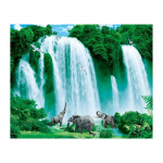 5D Teemantmaaling Juga Teemanttikandid Ristpistes Kodukaunistus K&auml;sitsi valmistatud kingitused Round 20x30cm