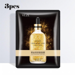 H&uuml;aluroonhappe 24k Kuldmask Niisutav Ahenevad poorid V&auml;rskendav &Otilde;likontrolli Essents 3pcs