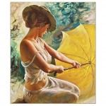 5D DIY Teemantmaali Seksikas T&uuml;drukute Ristpistes Komplekt Mosaiik Teemanttikandid Roos T&auml;is&uuml;mmargune/ruudukujuline puur Kodukaunistus Round 20x30cm