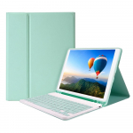 Eemaldatav BT klaviatuuri&uuml;mbris elastse pliiatsipesaga, mis &uuml;hildub seadmega iPad Pro11 2018/2020/ iPad air4 iPad 10.5&10.2 roheline