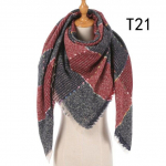 2020. aasta uus talvine silmkoeline sall ka&scaron;miirist pashmina naiste soojad kaelasallid sallid ruudulised m&auml;hised kolmnurk varastab Lady Bandana