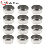 12 tk Mini k&uuml;&uuml;nlapurgid &uuml;mmargused metallist k&uuml;&uuml;nlatopsid teek&uuml;&uuml;nlapurgid DIY teek&uuml;&uuml;nlahoidjad Kodukaunistused DIY k&auml;sitsi valmistatud k&uuml;&uuml;nlakonteinerid 4.2x1.9cm