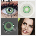 AMARA 2tk V&auml;rvilised kontaktl&auml;&auml;tsed GEM-seeria pehmed kontaktl&auml;&auml;tsed Pupil Beauty Makeup Objektiivid V&auml;rvilised kontaktl&auml;&auml;tsed Kosmeetika silmadele