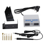 Hambalabori elektriline vahataja vahanuga nikerduspliiats, 6 pottiotsa 2 pliiatsiga hambak&uuml;tteseade