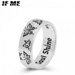 IF ME korea vintage graveering liblikas h&otilde;bes&otilde;rmus naiste aksessuaarid