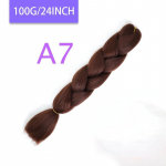 MISQUEEN Yaki Soft Hair Ombre heegeldatud punutud juuksepikendused 24-tollised roosad s&uuml;nteetilised heegeldatud juuksed Jumbo palmikud 24inches