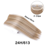 10/20/30 cm klambriga juuksepikendused, l&uuml;hikesed sirged n&auml;htamatud s&uuml;nteetilised juuksepadi juukseotstes Harvendavad juuksed Juuksepolstri lisamine