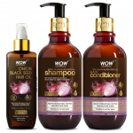 WOW Skin Science Onion Black Seed juuksehoolduskomplekt 800 ml