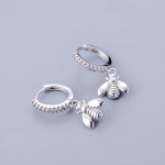 ANENJERY Micro Pave tsirkoonist mesilaste ripatsiga k&otilde;rvar&otilde;ngad naistele isiksuse poolest stiilne k&otilde;rvaklapp h&otilde;be