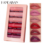6tk Arrive matt huulepulk huulemeik Nude Velvet huulepulk jumestuskosmeetika udune sile matt tooni huulepalsam kreem pigment 6pcs/Set
