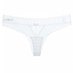 Seksikad naiste stringid madala v&ouml;&ouml;kohaga pitsist G-stringiga alusp&uuml;ksid &uuml;hev&auml;rvilised hingavad p&uuml;ksid &otilde;&otilde;nsad kiusatus aluspesu L valge