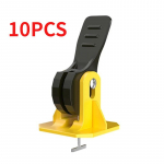 10 tk plastist plaatide tasanduskihid, kiilud, plaatide vahet&uuml;kid p&otilde;randakatte jaoks seinaplaatide vaheplaadid plaatide tasanduss&uuml;steem kollane