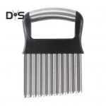 Kompaktne laineline kartulil&otilde;ikur, libisemiskindel, vastupidav ja t&ouml;&ouml;j&otilde;udu s&auml;&auml;stev laineline viilutaja must