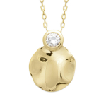 Les Tr&eacute;sors De Lily [R5773] - kullatud kaelakee  Cl&eacute;opatra  valge kuld - 19x14 mm valge