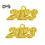 2 tk galvaniseeritud l&otilde;pum&uuml;tsi kaunistus roostevastane stiilne &otilde;nnelik koolil&otilde;petamine tutiv&otilde;lusid kuldne