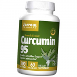 Kurkumiin, kurkumiin 95 500, Jarrow Formulas 60 k&ouml;&ouml;giviljakapslit (71345004) 60vcaps