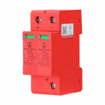 Pistiku t&uuml;&uuml;p p&auml;ikeseenergia fotogalvaanilise toitepinge kaitse liigpingekaitse seade 2P-40KA-DC1000V punane