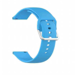 Silikoonist kellarihm Samsung Galaxy Watch Active / Active 2 Gear S3 Galaxy Watch4 / Huawei Watch 2 jaoks 20mm taevasinine v&auml;rv