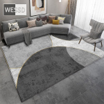 Pehme hall geomeetriline vaip magamistuppa ja lastetuppa 150x240cm 1pcs