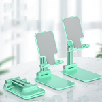 1 tk Universaalne Lauatelefoni Hoidik iPhone'ile, iPadile, Reguleeritav Teleskoopiline Tahvelarvuti Kokkupandav Lauatelefoni Lauahoidik maagiline piparm&uuml;ndi v&auml;rv