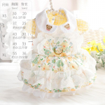 Kevadine koerakleit Lemmiklooma riided Kassi Tutu Seelik Kutsikas Yorkshire'i terjer Pommeri malta bichon chihuahua v&auml;ikese koera riided XS roosa