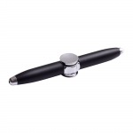 LED-valgustiga multifunktsionaalne s&otilde;rmeotstega g&uuml;roskooppliiats, p&ouml;&ouml;rlev valgusr&otilde;hku v&auml;hendav pliiats 1,2 ml C must