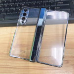 Plaatimine l&auml;bipaistev magnet&uuml;mbris Samsung Galaxy Fold4 Z Fold 4 kaanega magnetilise hingega eesmine kile telefoni kate k&otilde;va plastikust kate Case Only