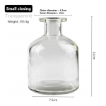 Klaasvaas Elutuba Kuivatatud lilled Nordic Ins Style Klaas L&auml;bipaistev Till Kodukaunistuse Aksessuaarid Lillevaasid kodudesse 01