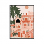 Itaalia Prantsusmaa Firenze katedraal Retroreisid Maastik Plakat Prindi L&otilde;uend Maalimine Seinakunstipildid elutoa sisekujunduseks 21X30cm No Frame