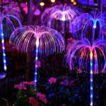 2tk p&auml;ikeseenergia meduusid, RGB v&auml;rvi muutev p&auml;ikeseenergia, meduusid p&auml;ikesevalgustid, v&auml;likaunistused, aiavalgustid, veekindel v&auml;liaed