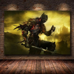 Klassikaline m&auml;ngupilt The Dark Souls 3 l&otilde;uendimaaling plakatikaunistus Kodu seinamaaling magamistoa sisekujunduse seinamaaling 70X100cm Unframed