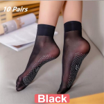 10 paari/partii Suvised Naiste Pehmed Sokid Sametine Libisemisvastane Alt Splice Mood L&auml;bipaistev Naistele T&uuml;drukutele Hingav &otilde;huke kristallsiidist sokk EUR35-39