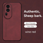 Lambanahast PU-nahast pehme &uuml;mbris OPPO Reno10 Pro Plus 9 8 7 6 Pro Plus 6Z 7 SE matt p&otilde;rutuskindel kate Reno 10 must