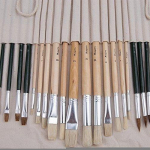 36/24 tk. pintslite kunstikomplekt akr&uuml;&uuml;l&otilde;li akvarell-gua&scaron;&scaron;i jaoks 24PCS