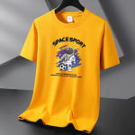 Space Sport 10 v&auml;rvi Pure Cotton Meeste T-s&auml;rk S-6XL S heleroheline v&auml;rv