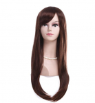 70cm Naiste Pikk Parukas Anime D.Va Cosplay Kost&uuml;&uuml;m Kuumuskindel S&uuml;nteetiline Juus Dva T&uuml;drukute Parukad Cosplay Kost&uuml;&uuml;mid 70cm lilla
