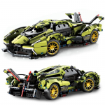 1039 TK tehniline 1:14 V12 Lamborghinied Vision Gran Turismo ehitusplokid Kiirs&otilde;iduk MOC klotsid M&auml;nguasjad Kingitused lastele Poisile