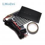 LMoDri Free shipping new universal Motorcycle E-bike Heated Hand Grips Handle Heater Warmer Kit for Harley Suzuki Yamaha